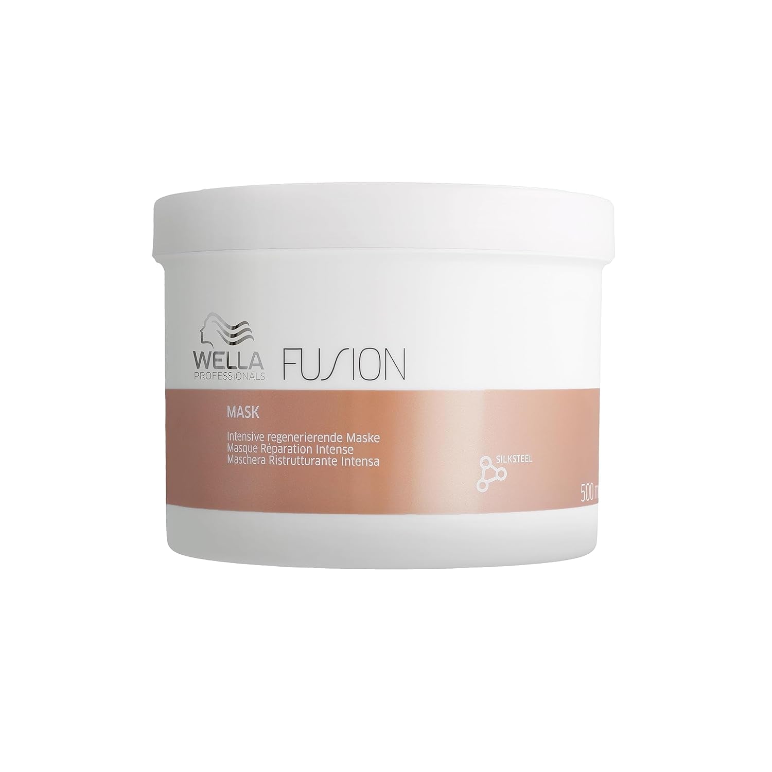 Wella Professionals Fusion Intense Repair - Professzionális ápolás töredezett hajra Zuhanyzó és fürdő Wella Mask 500 ml
