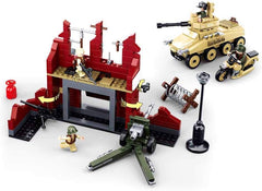 WWII – Kampf um Stalingrad (479 Teile), Spielset, Steckbausteine, mit Spielfigur, für Kinder ab 4 Jahren