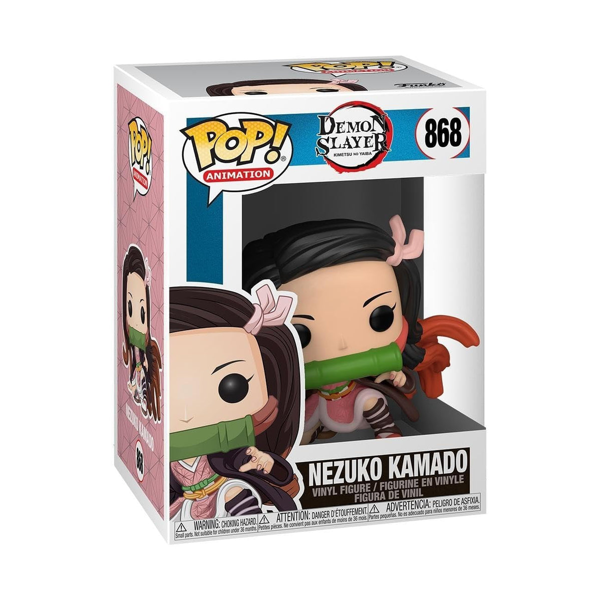 Funko Pop! Animáció: Demon Slayer - Nezuko Kamado - Gyűjthető vinyl figura - Ajándékötlet - Hivatalos áru - Játékok gyerekeknek és felnőtteknek - Anime rajongók - Modellfigura gyűjtőknek akciófigurák Naty Shop alapértelmezett cím