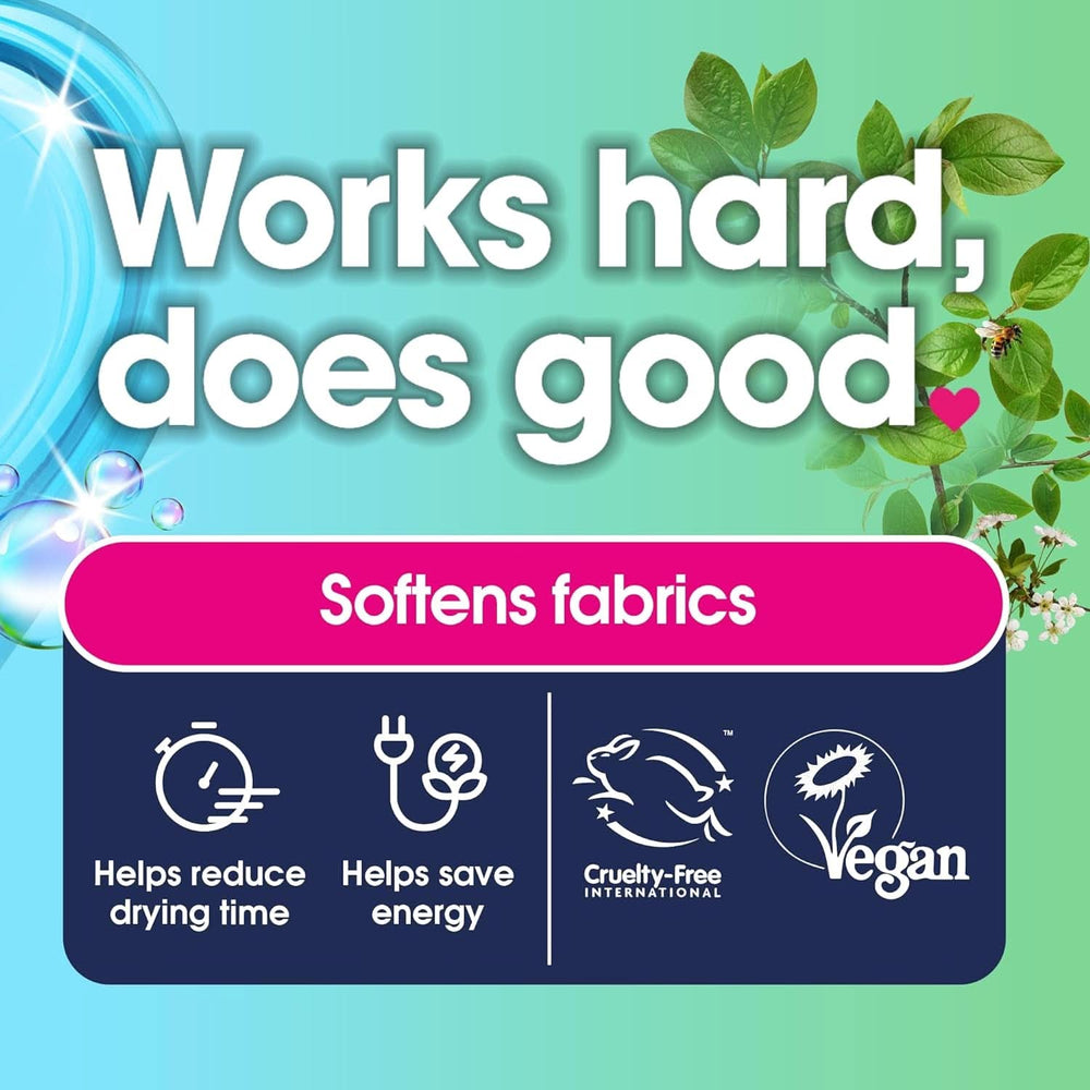 Új, puhább anyagú, variálható kivitelű szárítógép golyók. 2 Naty Shop mosószert tartalmaz