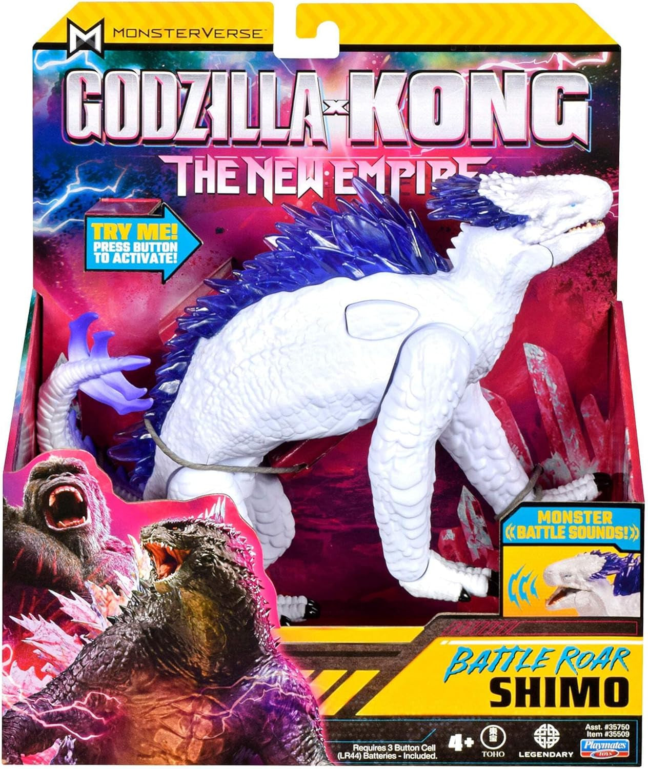 AZ ÚJ BIRODALOM - GODZILLA - KONG 18 cm - Battle Charge Shimo Akciófigurák Naty Shop Alapértelmezett cím