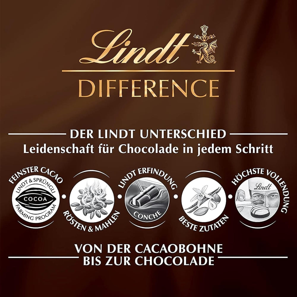 Lindt Wafer-Thin fehér, tej- és étcsokoládé tábla, 125 gramm Naty Shop csokoládé