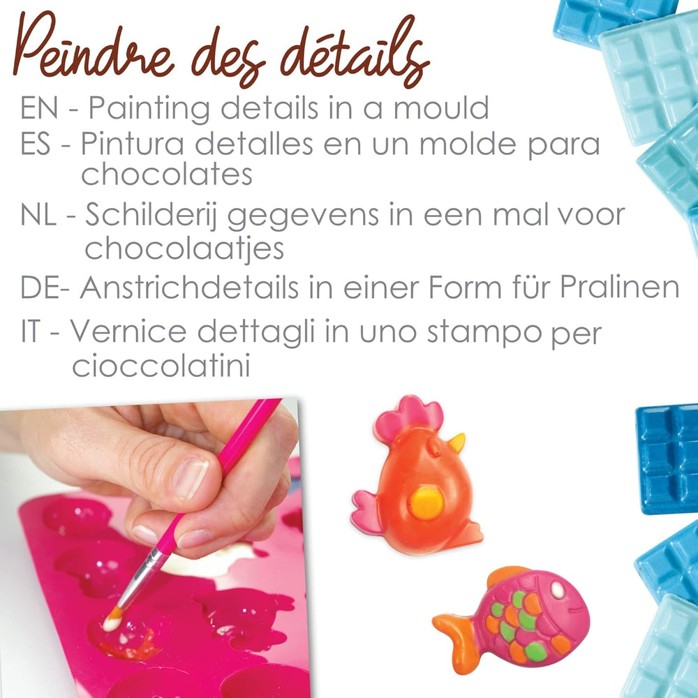 Vopsea pudră solubilă în ulei Scrap Cooking 4012, roșu, albastru și galben, greutate 15 g, 3 bucăți, colorată