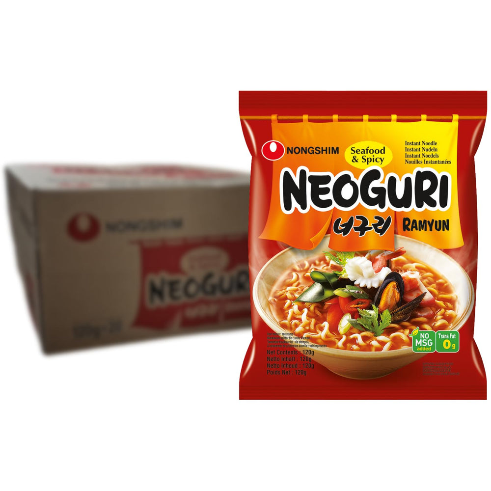 Instant tészta Nong Shim Kimchi Ramyun nagy tál - Koreai ramen leves - Gyors elkészítés - 1 csomag 112g