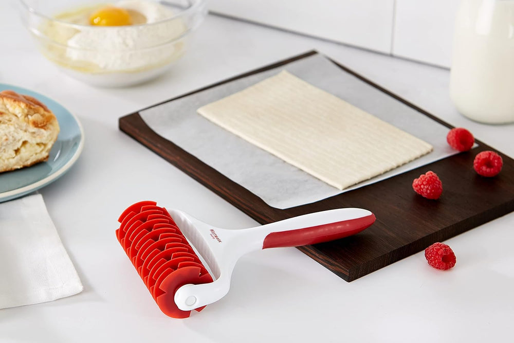 Westmark Gitterroller, hossz: 19,5 cm, Kunststoff, Weiß/Rot, 32182270