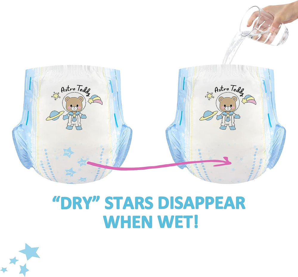 Nyomtatott pelenkák felnőtteknek, 5500-5800 ml, 2 csomag, 3 nyomat véletlenszerű választék - Astro Babies (L)