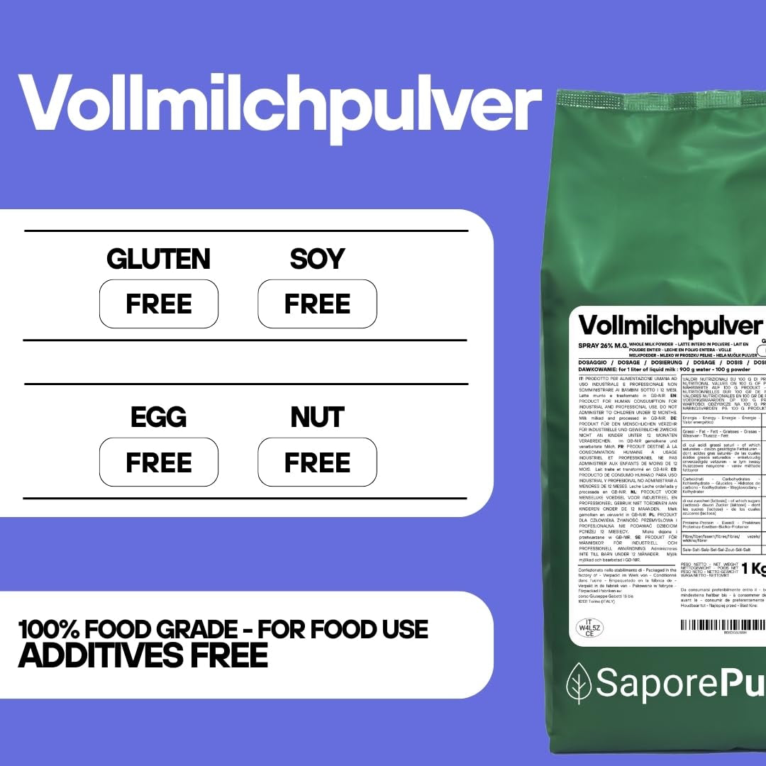 Vollmilch por 1 kg - Tejpor