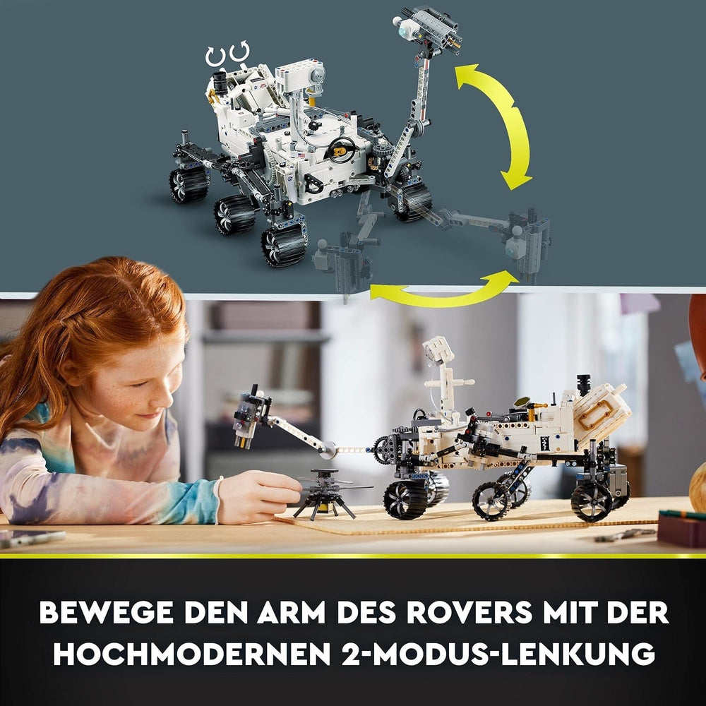 LEGO Space Toy Set 42158 Technic NASA Mars Rover Perserverance Ar App, Science építőjáték lányoknak és fiúknak 10+ építőkészletek Besuche den LEGO-Store