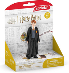 Schleich 42634 Ron Weasley & Skulls, de la 6 ani, Harry Potter - figurină de joacă, 4 X 2 X 10 cm Action figures Naty Shop