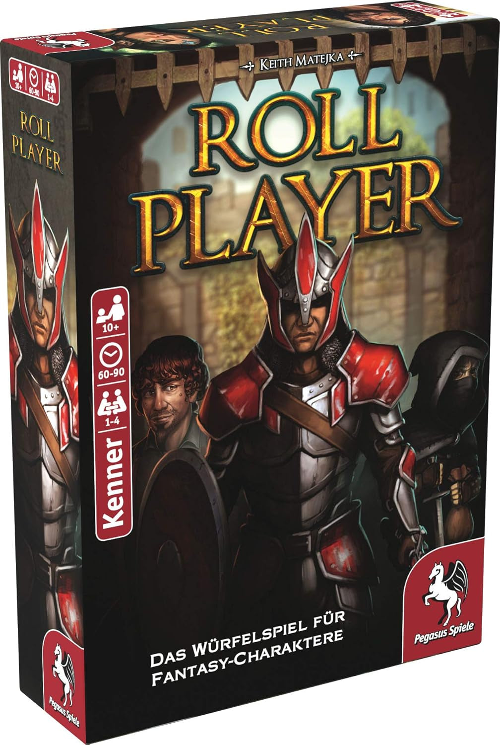 Pegasus Spiele 51305G - Roll Player (német kiadás), színes