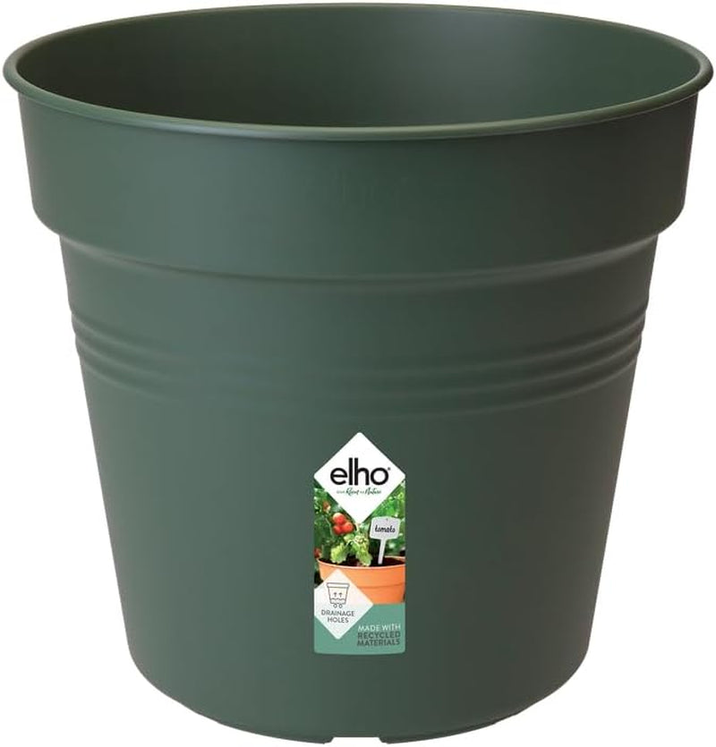 elho Green Basics Ghiveci pentru răsaduri 30 - Ghiveci pentru creștere și recoltare - Ø 30,0 x H 27,7 cm - Verde/Verde frunză