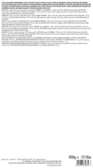 Venchi - fehér csokoládé Maxi szelet, sózott, 600 g, gluténmentes, mesterséges színezék és tartósítószer mentes