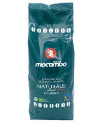 Mocambo Naturale Biologico Fairtrade Verde Inchis 1000g | 70% Arabica, 30% Robusta | Cafea picant și cu nuci | DE-ÖKO-006