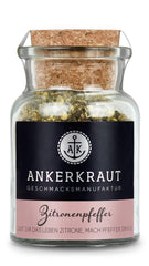 Ankerkraut Zitronenpfeffer, 85 g parafa üvegben, Pfeffer-Mischung Citrus Frische-Kick, Einfach Kochen mit Gesmack & Aroma