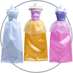 Simba Steffi Love Princess Fashion – Prinzessinnenpuppe mit 7 Kleidern & 16 Zubehörteilen, Modepuppe mit Schloss-Style zum Umkleiden & Stylen, 29 cm groß, ab 3 Jahren