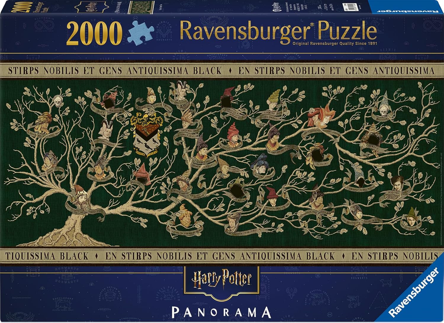 Ravensburger Puzzle 17299 - Családfa - Panorámás Harry Potter 2000 darabos puzzle felnőtteknek és 14 éves kortól gyerekeknek Puzzle Naty Shop