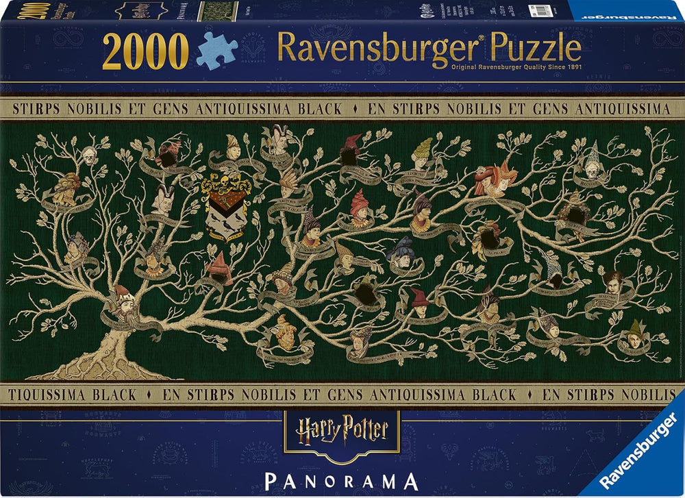 Ravensburger Puzzle 17299 - Családfa - Panorámás Harry Potter 2000 darabos puzzle felnőtteknek és 14 éves kortól gyerekeknek Puzzle Naty Shop