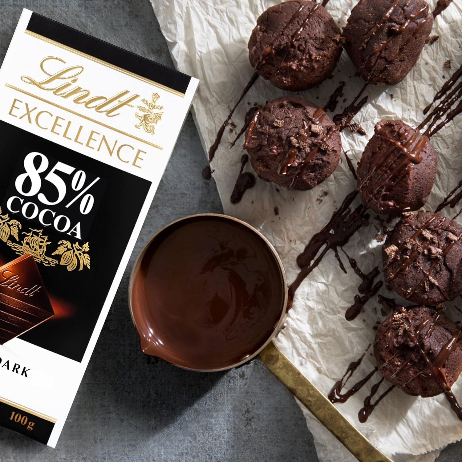 Lindt csokoládé | Bar EXCELLENCE 85% kakaó | 100g | Extra étcsokoládé | Vegán csokoládészelet