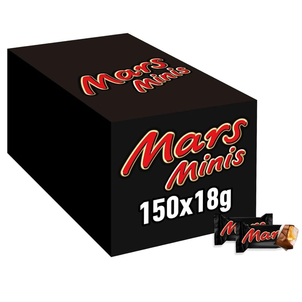 Mars Minis csokoládészeletek | Tömeges csokoládécsomag | Karamell | 150x18g