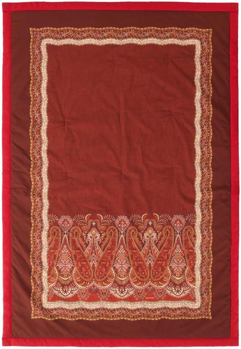 BASSETTI kockás pamut SABBIONETA szín KÉK B3 méret 135X190 Paplanok és paplanok Naty Shop Bordeaux 135X190