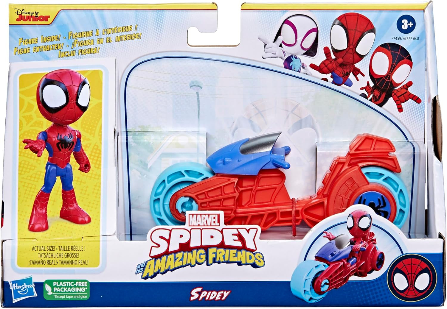 SPIDEY és CSODÁLATOS BARÁTAI Marvel Spidey motoros figurajáték fiúknak és lányoknak 3 éves kortól Akciófigurák Naty Shop