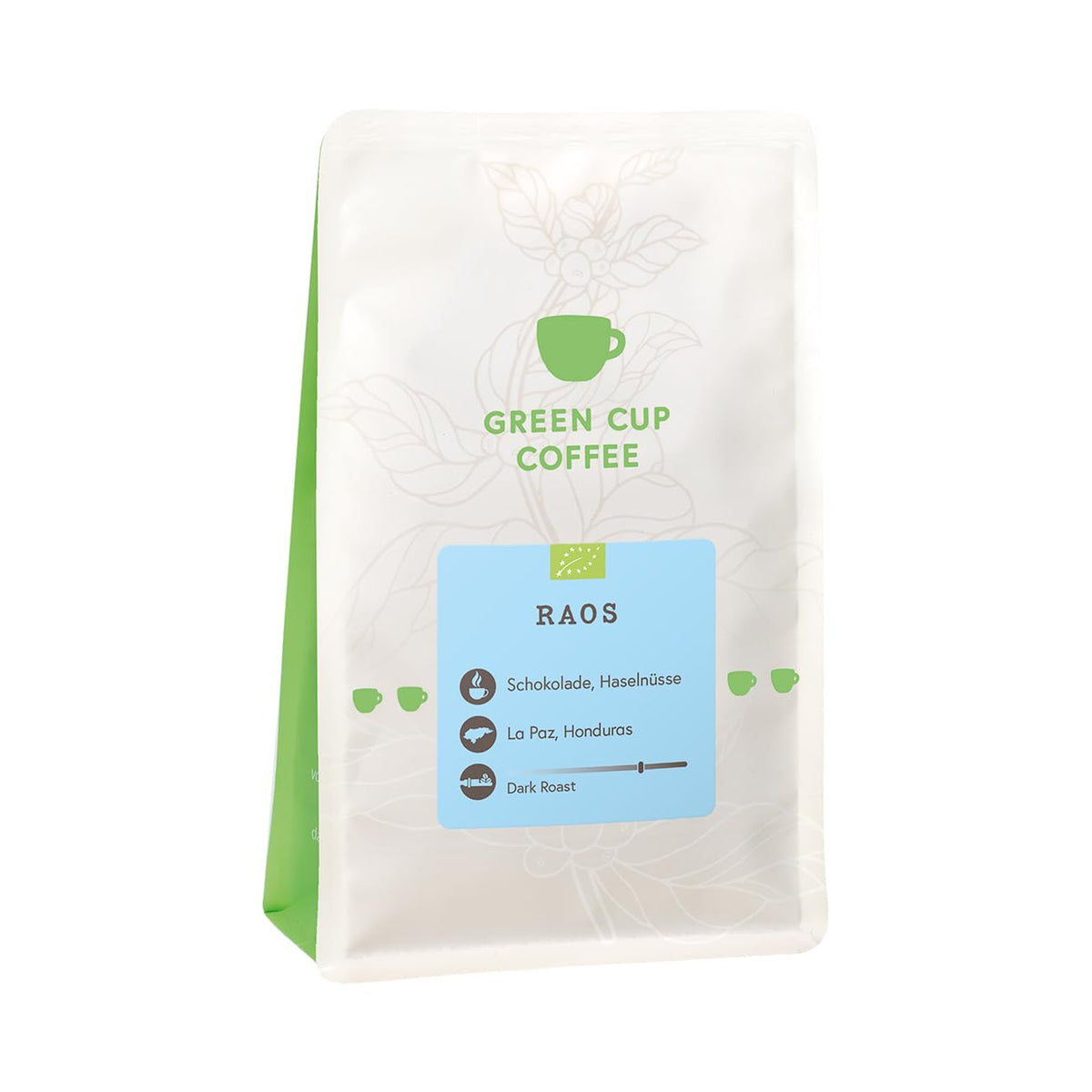 Coffee - Raos I 100% Arabica I Kaffeebohnen 250g I Ideal für Vollautomat, Brühkaffee und French Press mit schokoladig, nussigen Aromen I dunkle Röstung