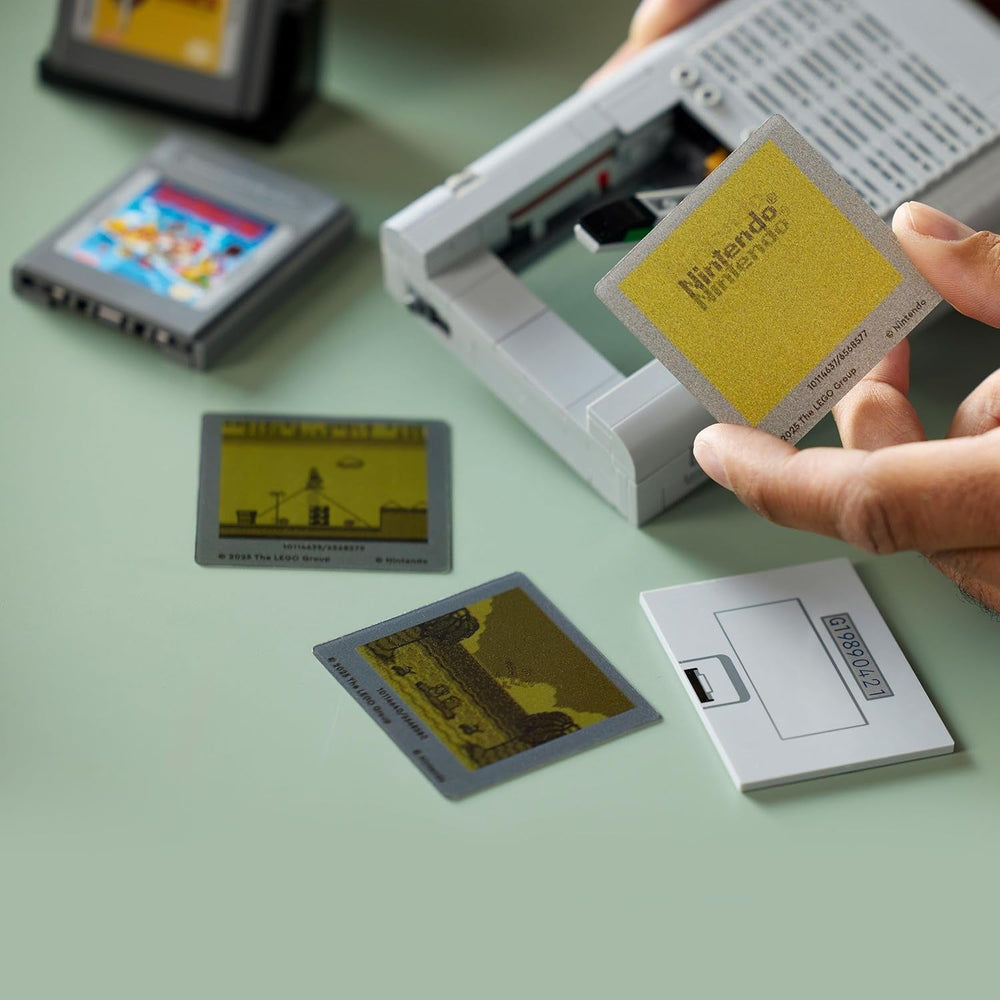 LEGO Super Mario Game Boy - Modellbau für Erwachsene - Nintendo Modell mit 2 Spielmodulen incl. Zelda sowie Ständer – Retro ajándék Apák napjára játékrajongóknak – 72046
