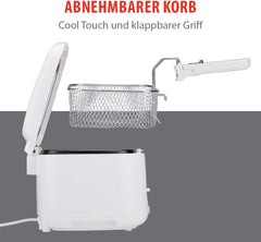 Alpina zsírsütő 2,5 literes DF-165, 1800 W - Állítható hőmérséklet 190°C-ig Berendezések Naty Shop