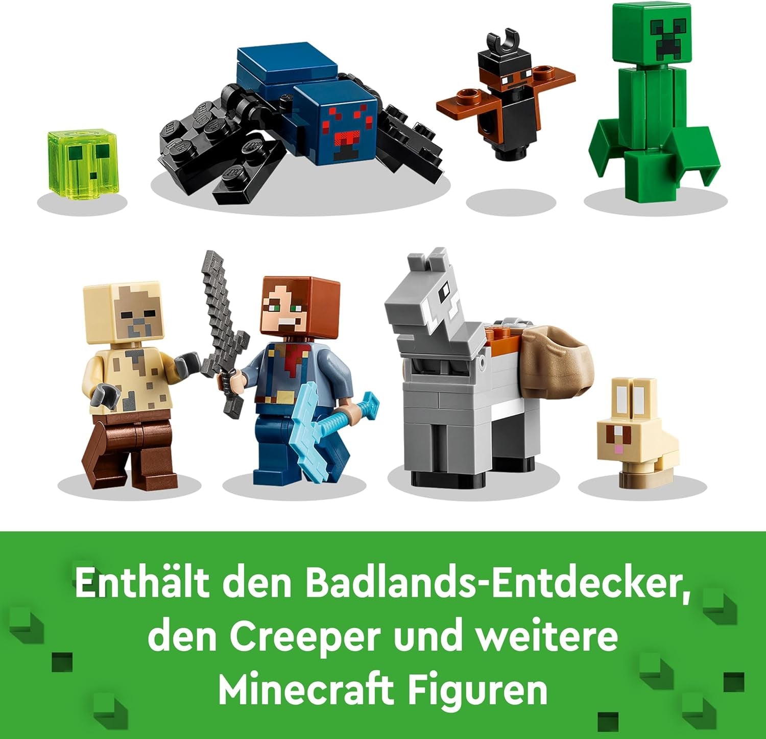 LEGO Minecraft Badlands Mine Videojáték bányászjáték készlet 8 év feletti fiúknak és lányoknak Szórakoztató építőkockák kalandkészlet születésnapi ajándék 21263 építőkészletek Besuche den LEGO-Store