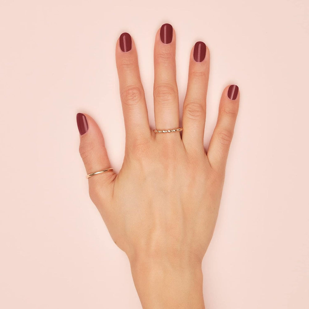 Milano Professional félpermanens körömlakk, sz. 21 Bordó, térfogatnövelő hatású, hosszantartó, intenzív és fényes körmökért, 4,5 ml