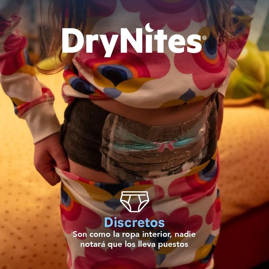 Dry Nites pizsamanadrág 3-5 éves lányoknak, 1 csomag (16 db) Naty Shop