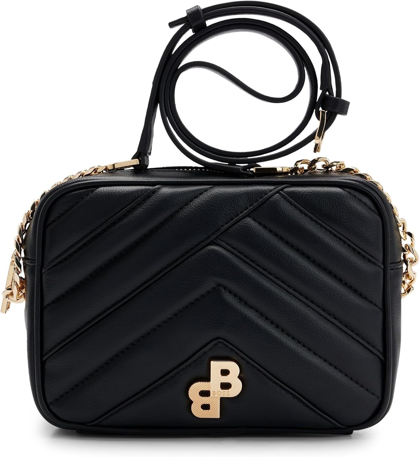 BOSS Evelyn Zip Crossb.n. Crossbody Genti Femei Naty Shop Negru1