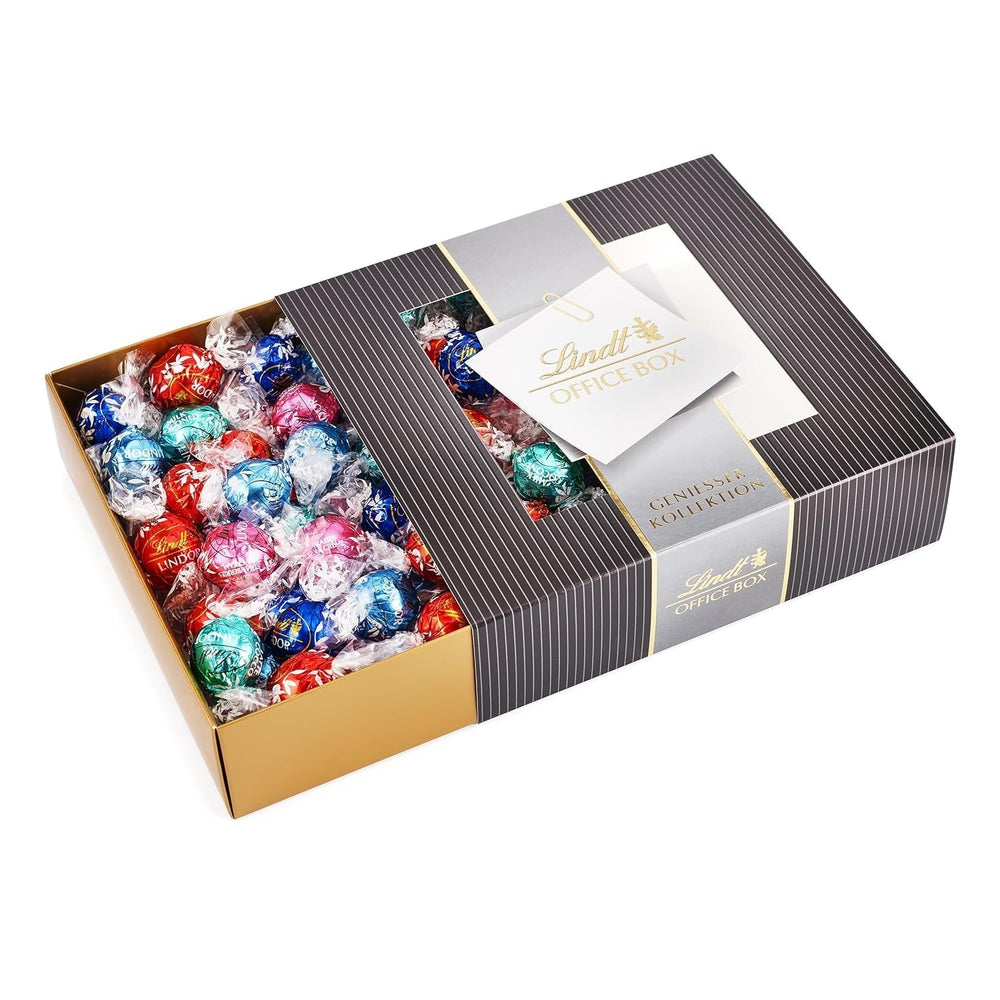 Lindt Chocolate LINDOR Home Office Box, többféle mennyiségben és modellben Naty Shop Chocolates