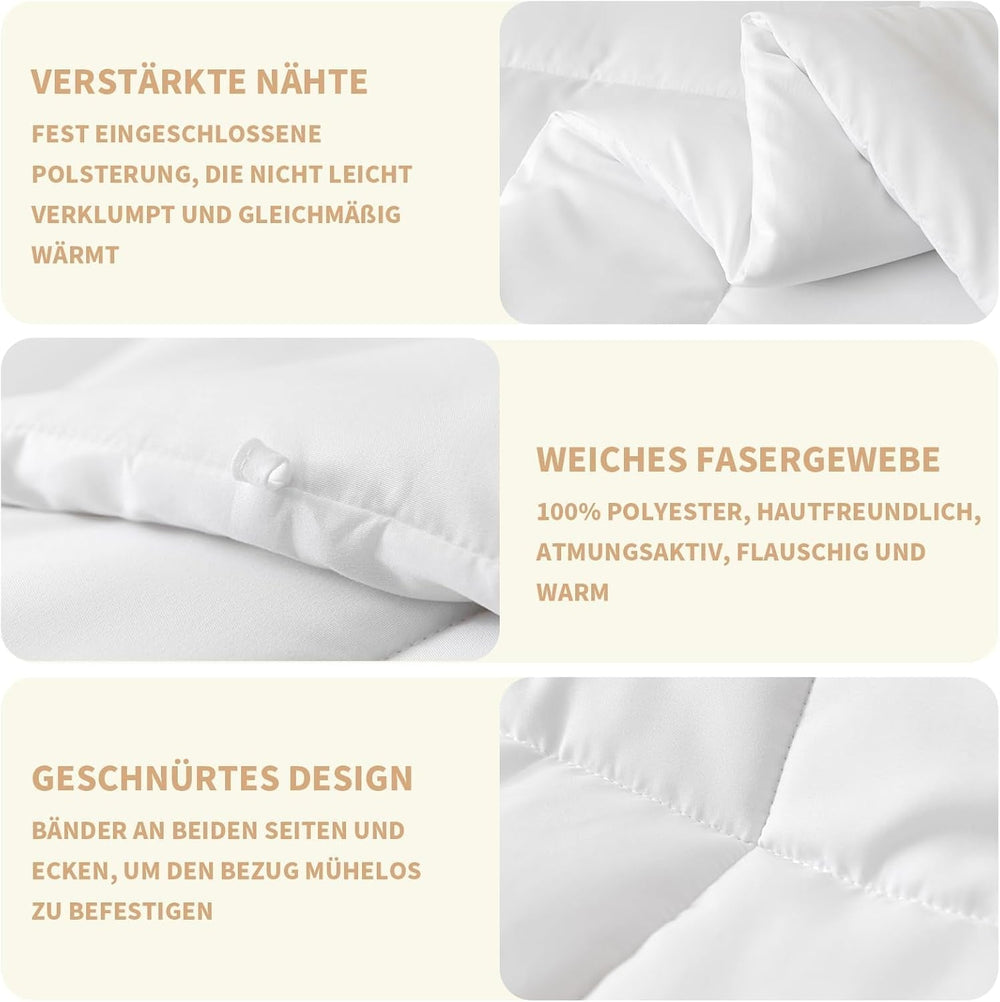 Good Nite Quilt All Seasons Paplan 155X220 cm 4 Seasons Paplanok Mikroszálas Paplan Four Seasons Paplan Fehér (155X220 Cm) Paplanok és paplanok Naty Shop