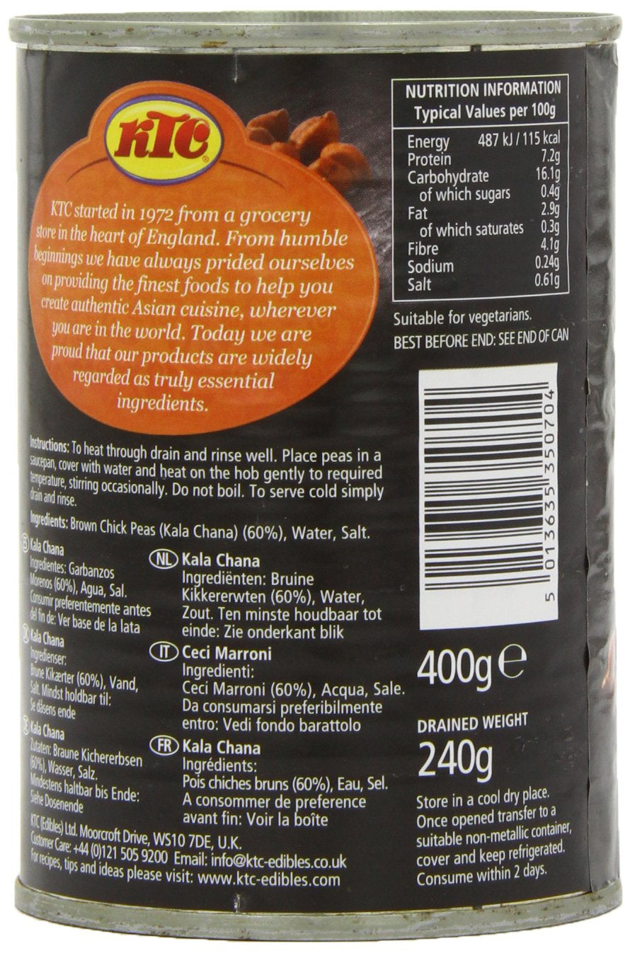 - Barna csicseriborsó (konzerv), 12 db-os csomag (12 x 400 g)