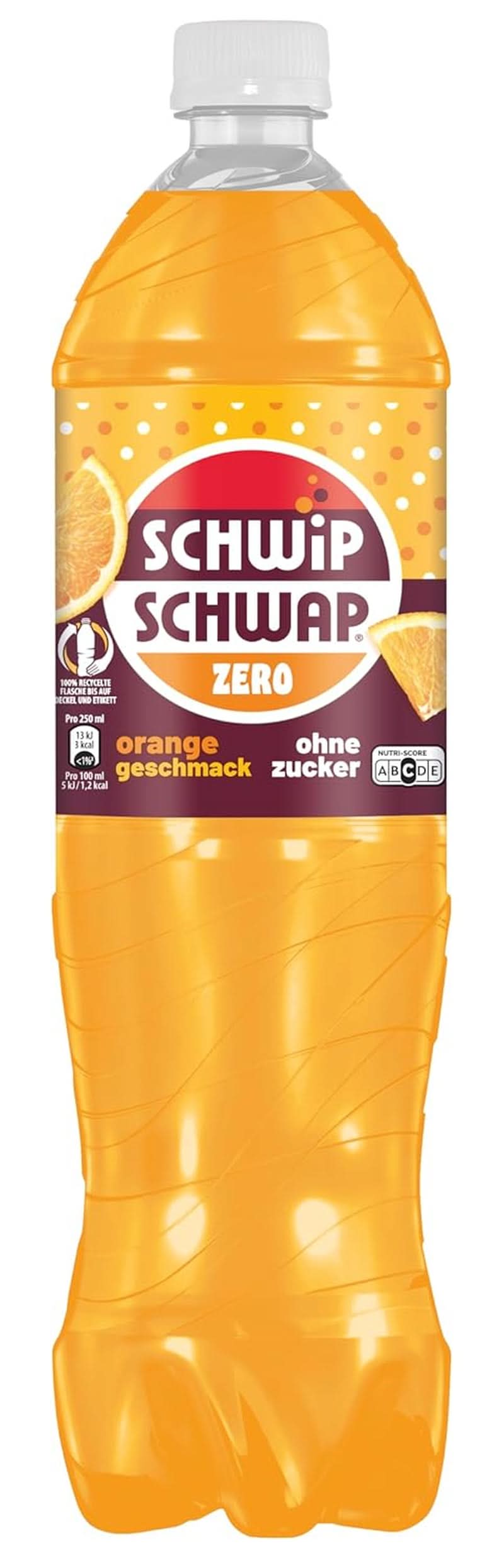Schwip Schwap Zero Orange, narancs ízű üdítő, készlet 6 x 1,25 liter Alkoholmentes italok Naty Shop Classic Version