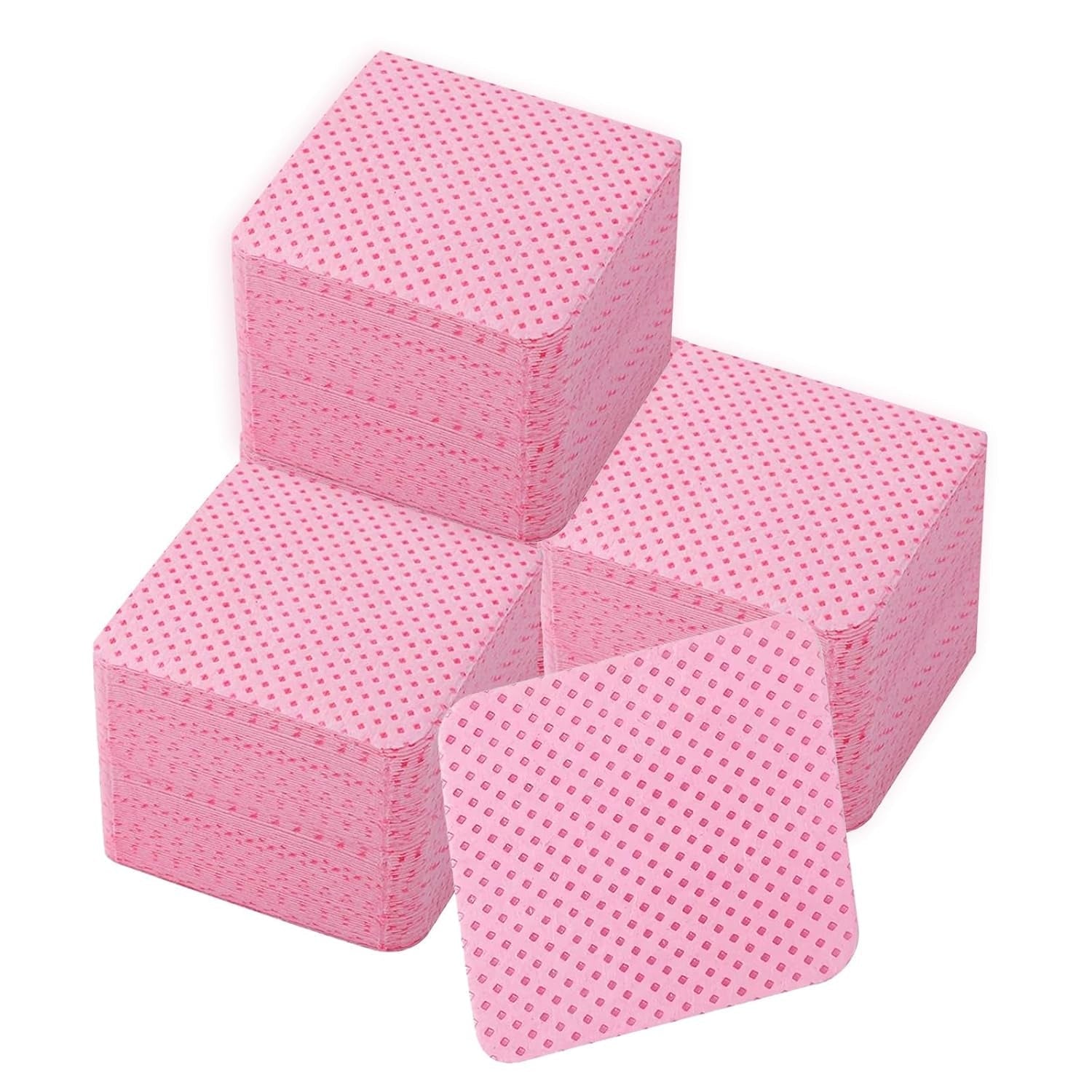 330 Stück Fusselfrei Nägel Wattepads, Fusselfreie Nageltücher, Nagel Wischtücher Wattepads, Nagellack Entfernen Für Cleaner Gelnägel Nail Wipes Pads (Weiß)