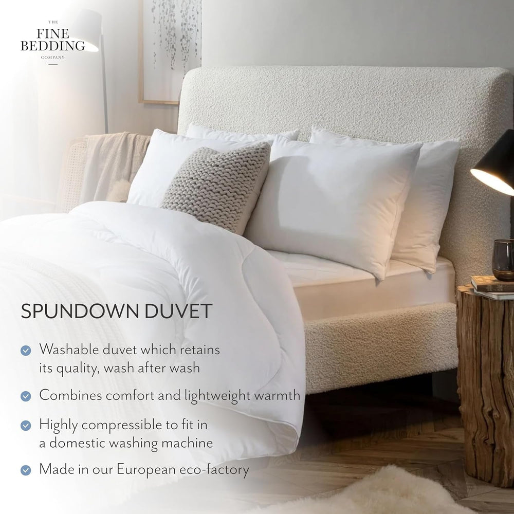 Twin Spundown ágytakaró 4,5 Tog Könnyű hipoallergén, melegen mosható nyári takaró franciaággyal luxus szállodai minőségi huzat újrahasznosított anyagainkkal Naty Shop paplanok és paplanok