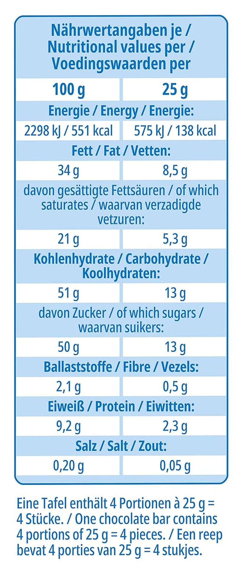 frankonia CSOKISKOLA Teljes tejcsokoládé laktóz és glutén nélkül, 100 g