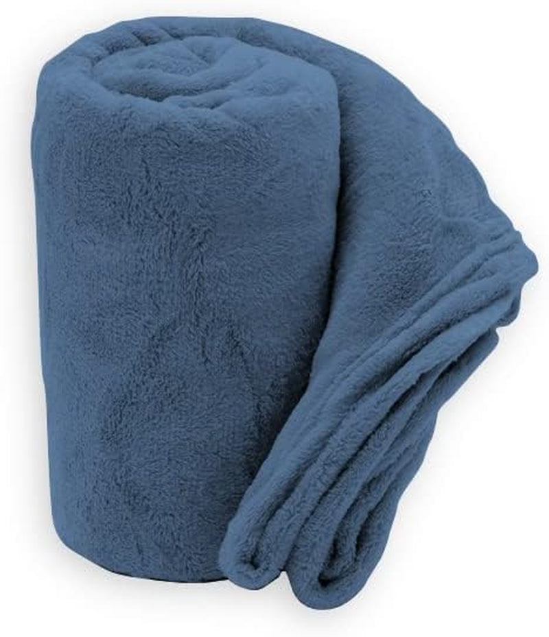 Puha takaró | Kockás | Soft Touch | 130 X 160 cm | Púderpaplanok és paplanok Naty Shop Smart kék 150X210