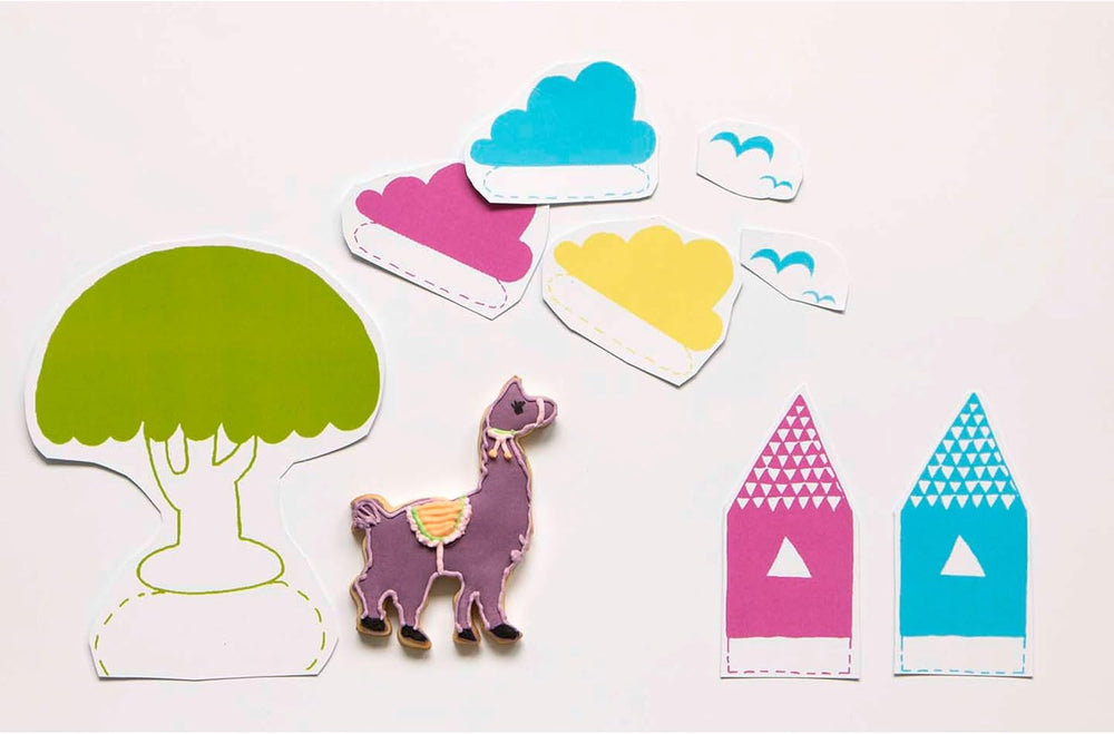 Formă de biscuiți în formă de lamă, aproximativ 8 cm