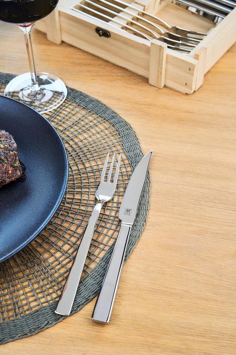 ZWILLING steak evőeszköz készlet 6 személyes, 12 részes Kitchen Naty Shop