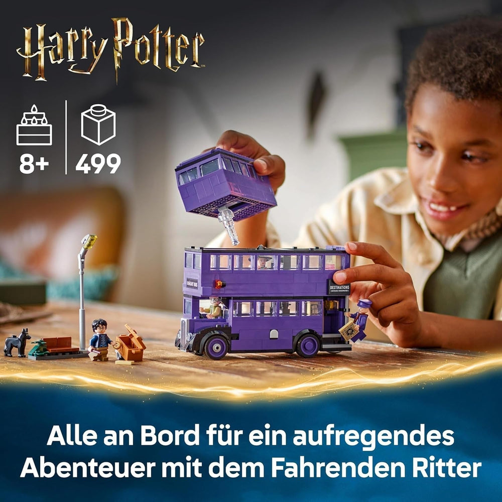 LEGO Harry Potter Adventures az utazó lovaggal építőkészlettel 5 minifigura, köztük Ernie Prang, Stan Shunpike és Padfoot buszjáték varázslóvilágrajongóknak Fiúk és lányok 8 éves 76446 építőkészlet Beuche den LEGO-Store