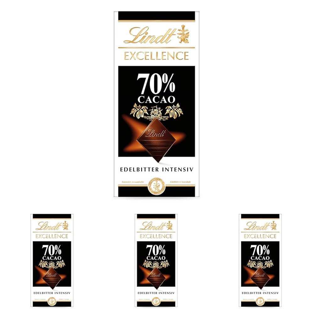 Lindt csokoládé | Bar EXCELLENCE 70% | 100g | Intenzív, testes étcsokoládé | Vegán csokoládé