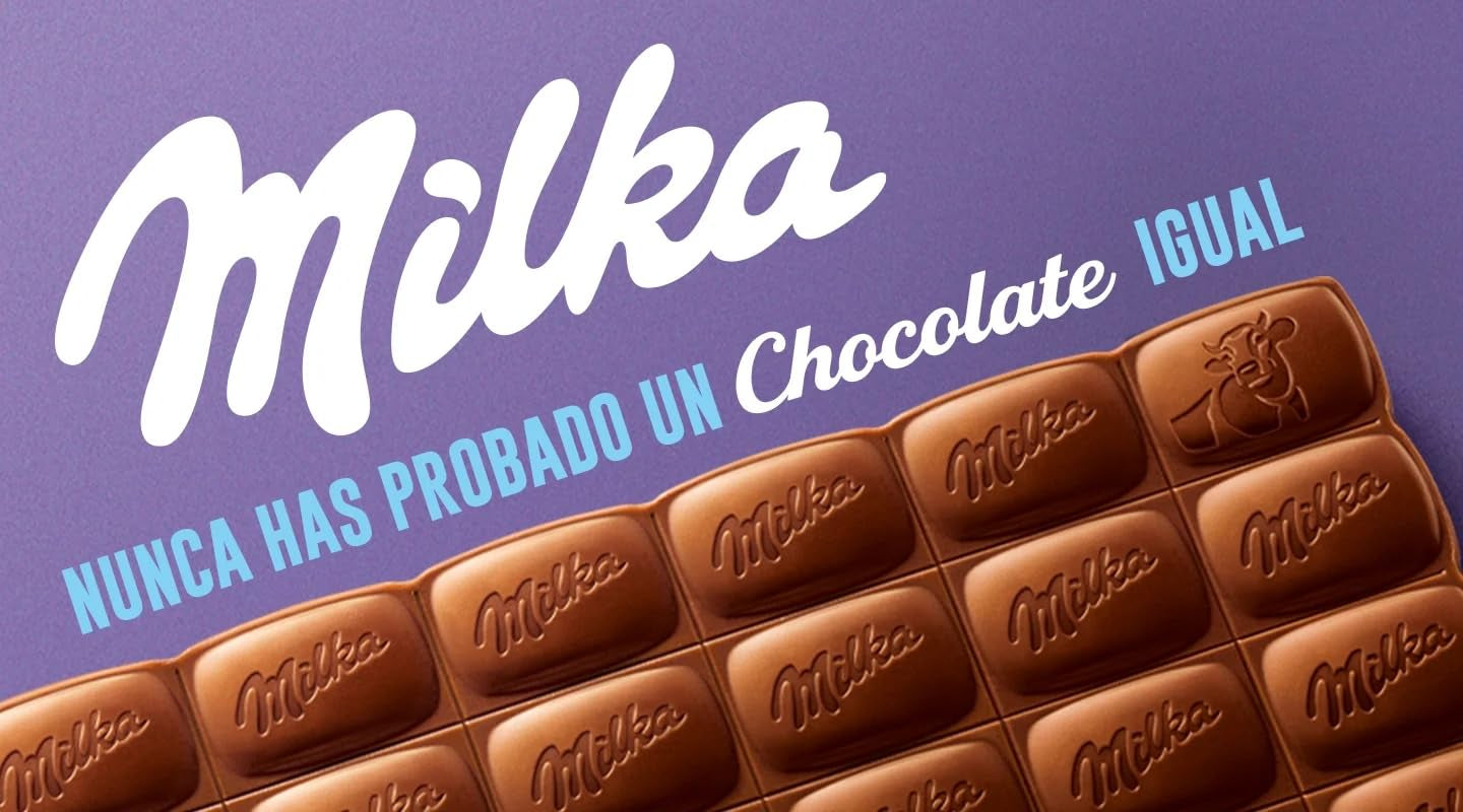 Milka Triolade 1 x 280g | Nagy, háromrétegű csokoládétábla | Alpesi tejcsokoládé, fehér és étcsokoládé | Milka csokoládé 100% alpesi tejből | Csokoládészeletek (5 db-os csomag)