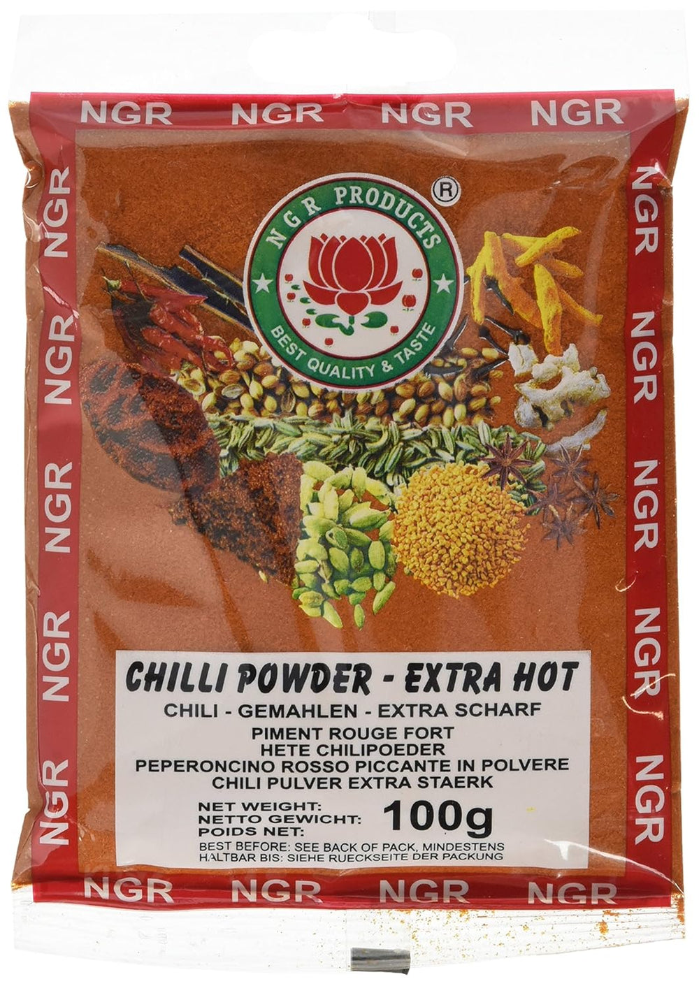 Chili por, extra csípős, 100g (1 x 100g Packung)