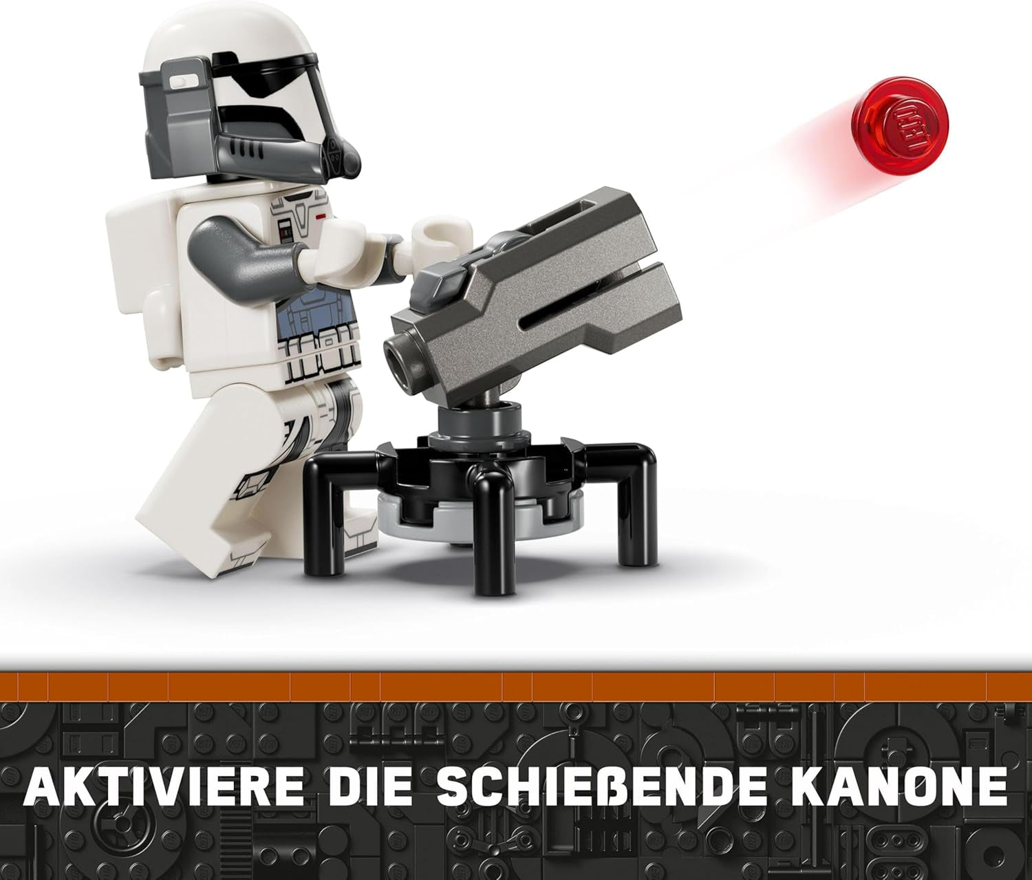 LEGO Star Wars: Mandalorian Ambush a Mandalore csatacsomagon, kalandépítő játék gyerekeknek, gyűjthető akciókészlet, ajándékötlet fiúknak és lányoknak 75373 építőkészletek Besuche den LEGO-Store