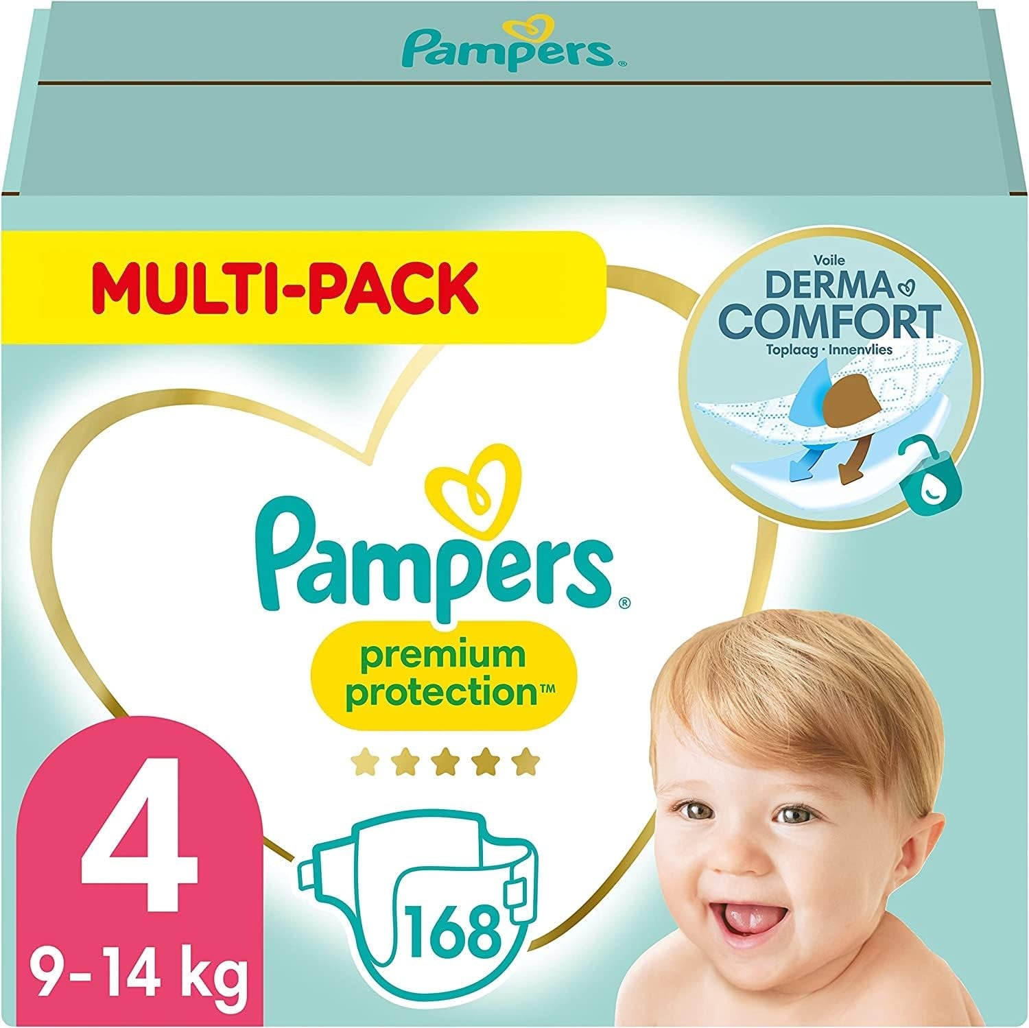 Pampers Premium Protection Size 5, 152 pelenka, 11kg-16kg, az első számú bőr és szivárgás elleni védelem