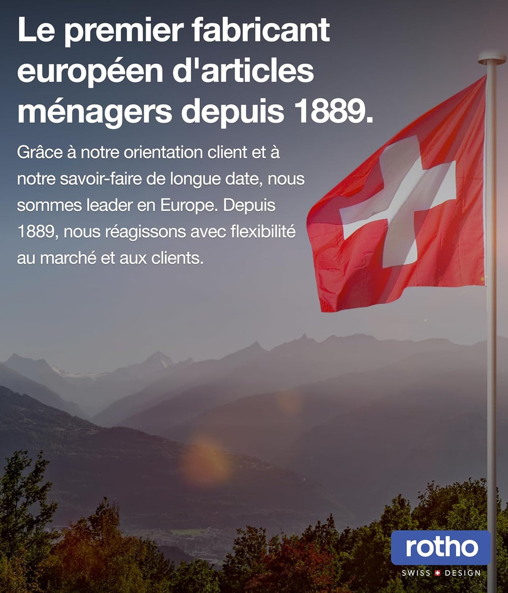 Rotho Loft set de 5 borcane de depozitare cu capac, diferite dimensiuni, plastic alimentar (PP) fără BPA, transparent/roșu, (21,4 x 21,4 x 23,5 cm) Cutii depozitare alimente Naty Shop