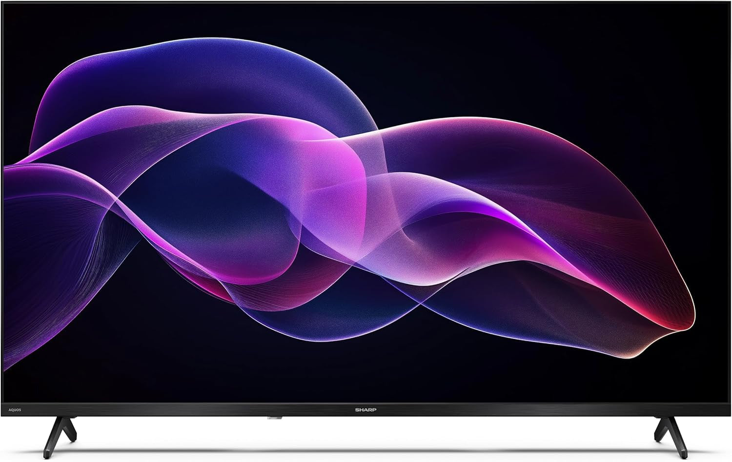 SHARP 40HF3365E – Google TV, 40" FHD, fără ramă, 60 Hz, QLED, Asistent Google cu microfon, Chromecast, Bluetooth, sunet 2x8 W, 3x HDMI, 2x USB, Culoare: Negru